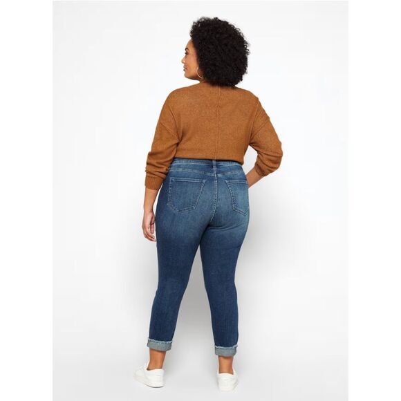 KUT FROM THE KLOTH NWT Medium Wash Amy Frayed Hem High Rise Boyfriend Jeans 24W - Picture 3 of 15